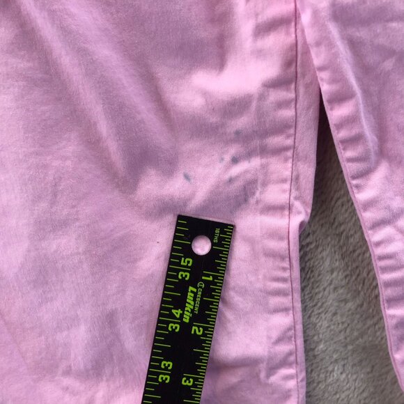 Lee Women Cargo Capri Pants Size 8 Medium Widde Leg Outdoors Casual Pink Classic - Picture 5 of 12
